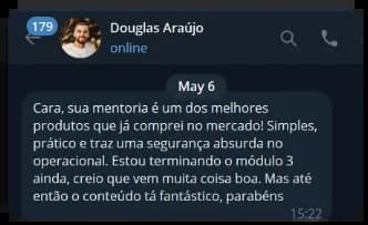 Depoimento incrível do cliente 1!